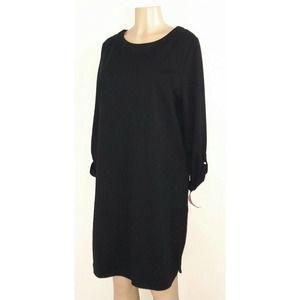 Merona XXL Long Sleeve Dress With Zipper Detail